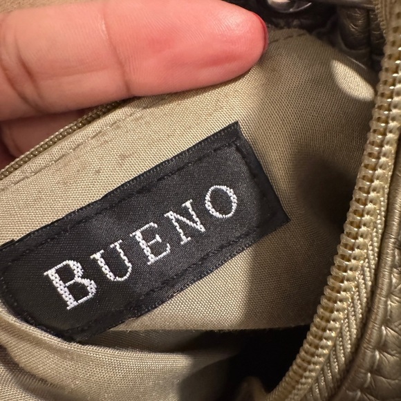 Vintage Bueno Bronze Metallic Purse Handbag w/ Adjustable Shoulder Strap - Picture 9 of 9